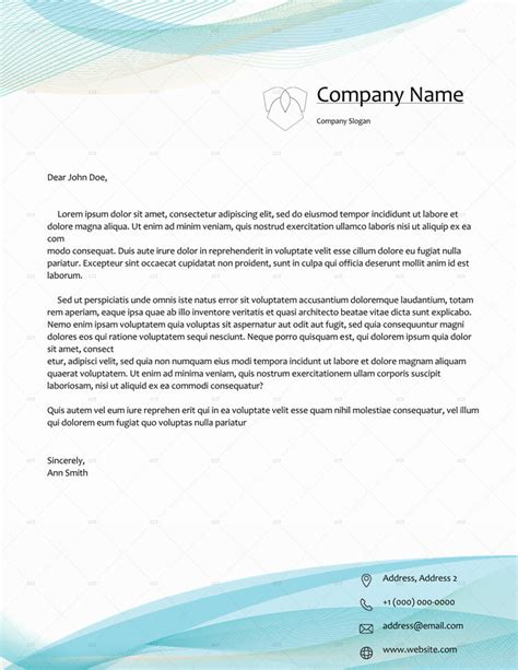 free letterhead template word|20 Best Free Letterhead Templates for Word to .